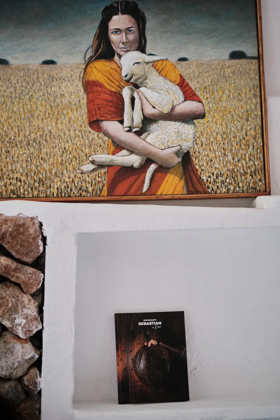 Restaurant artwork detail