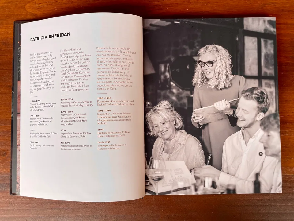 Restaurante Sebastian book restaurant story